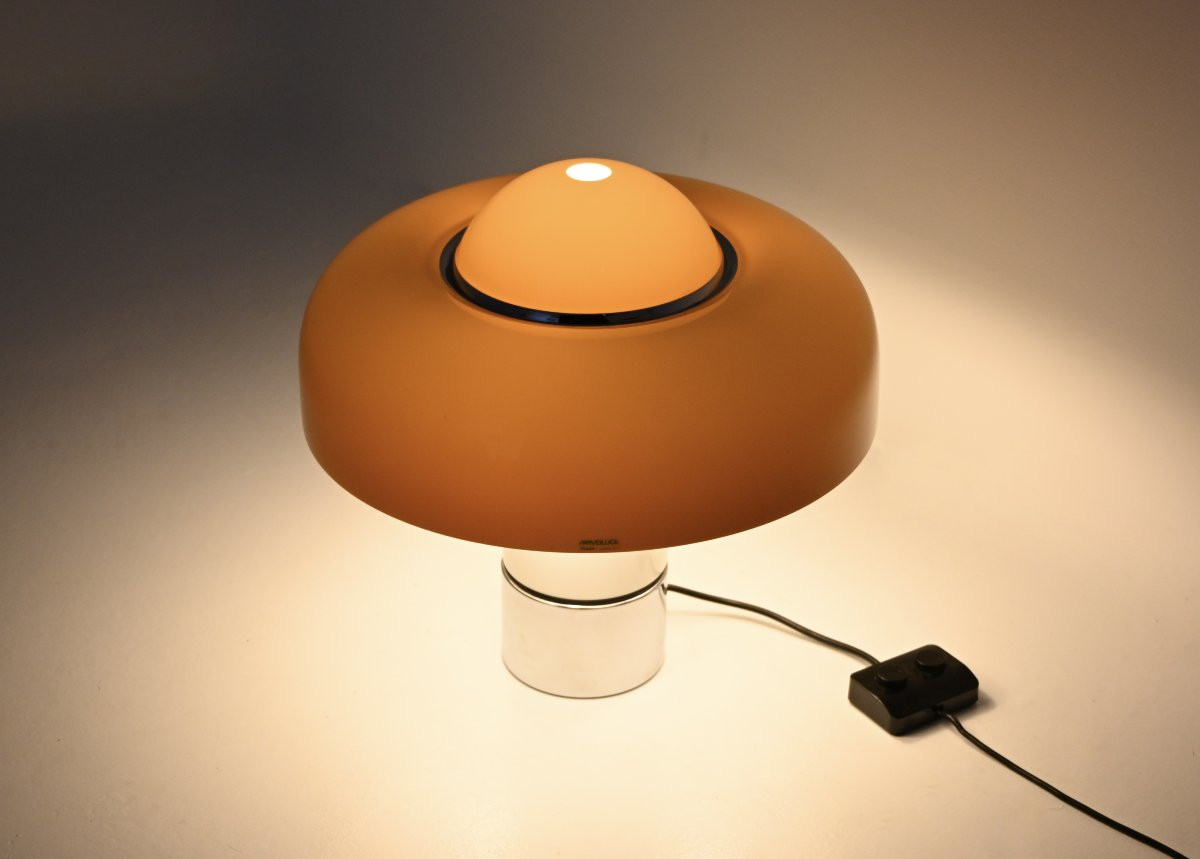 Brumbry Table Lamp by Luigi Massoni for Harveiluce iGuzzini, 1970s