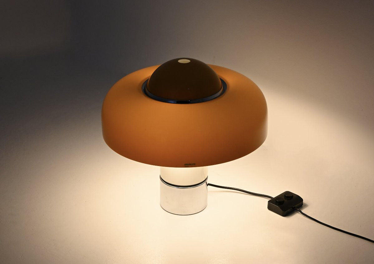 Brumbry Table Lamp by Luigi Massoni for Harveiluce iGuzzini, 1970s