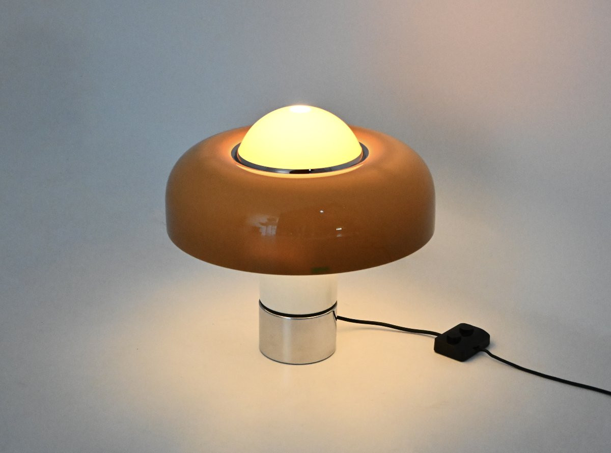 Brumbry Table Lamp by Luigi Massoni for Harveiluce iGuzzini, 1970s