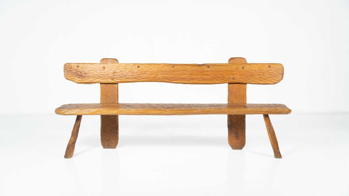 Brutalist Bench, Italy, 1970s