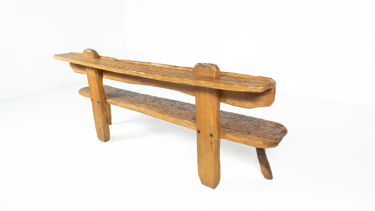 Brutalist Bench, Italy, 1970s