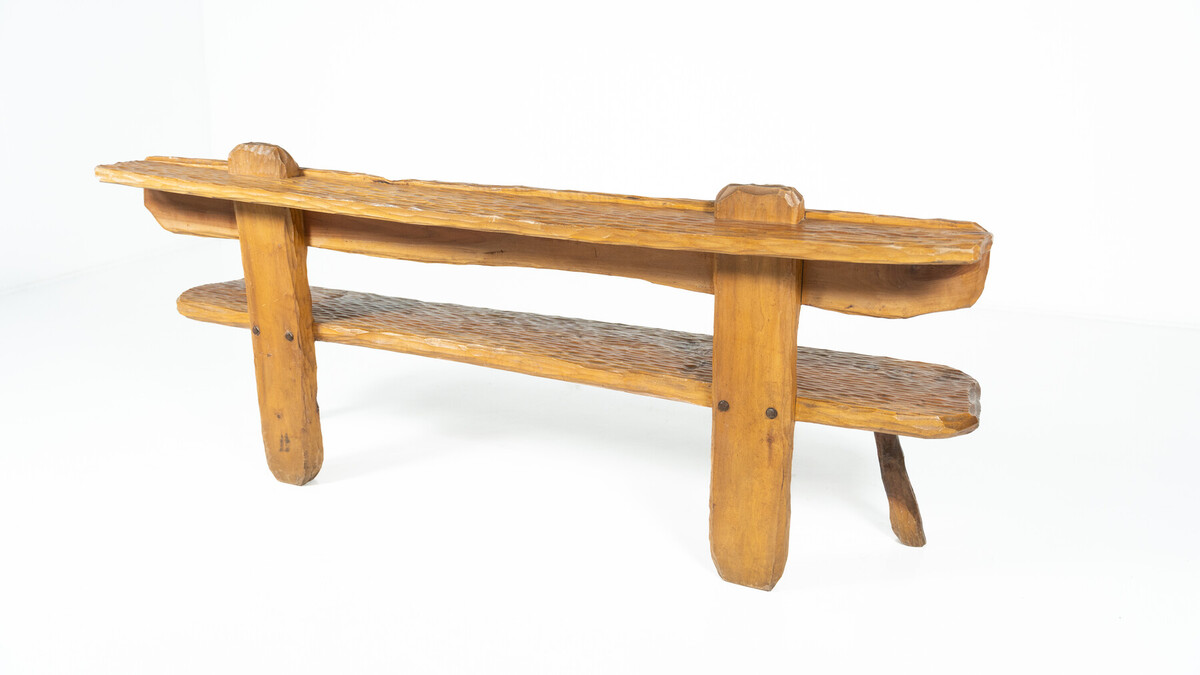 Brutalist Bench, Italy, 1970s