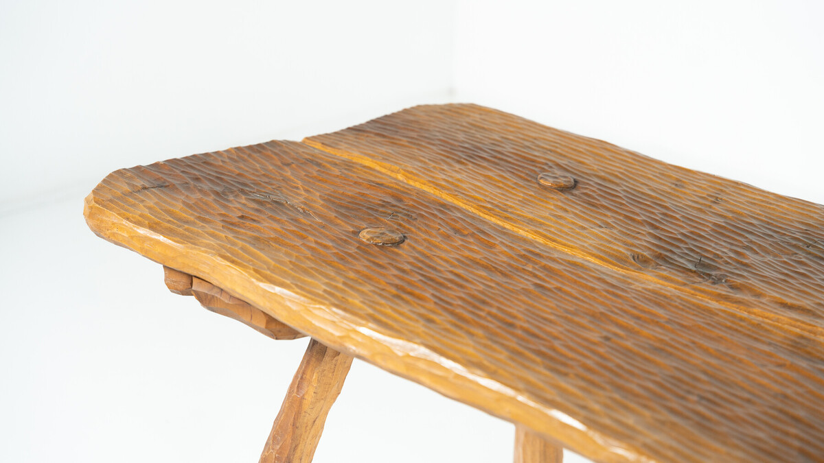 Brutalist Dining Table, Italy, 1970s