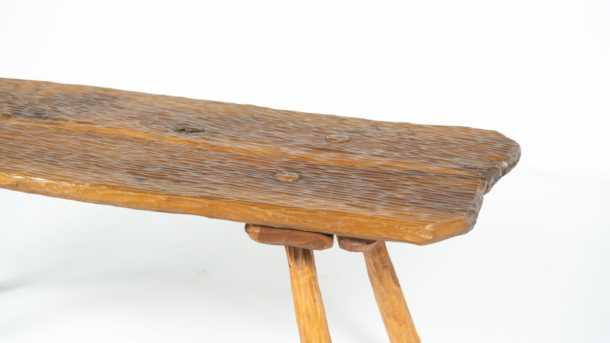 Brutalist Dining Table, Italy, 1970s