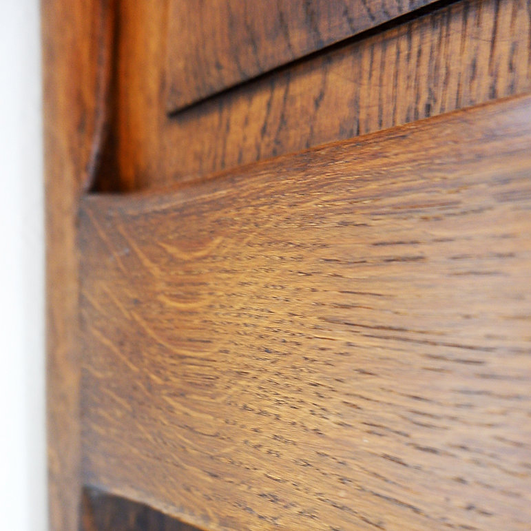 Brutalist Masive Oak chest of drawers - 1960s