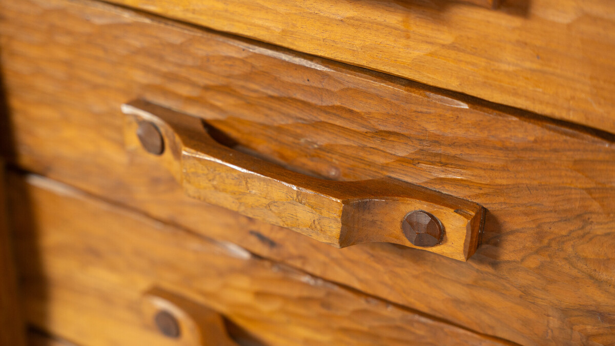 Brutalist Sideboard, Italy, 1970s