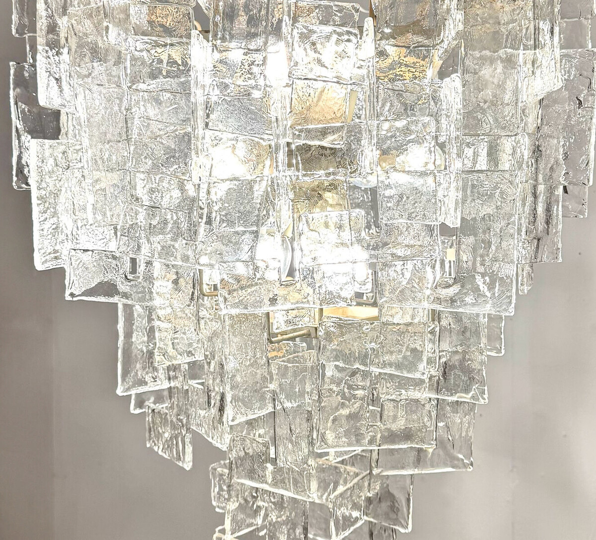 Ceiling Light model 'Charlie' By Carlo Nason For Mazzega, 1960s