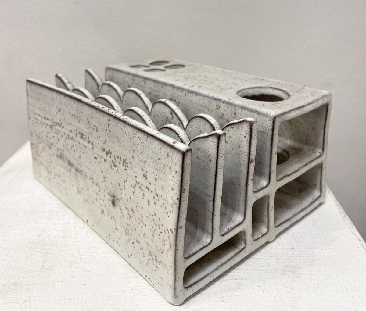 Ceramic Desk Organizer by Alessio Tasca, 1970's