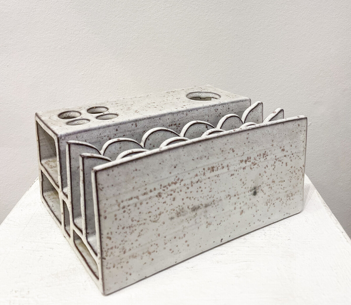 Ceramic Desk Organizer by Alessio Tasca, 1970's