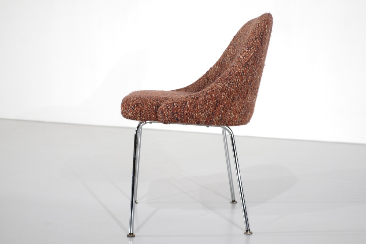 Chair in tweed by  Mobilier International - 1960s