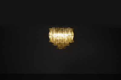 Chandelier in Murano glass, Italy 1970s.