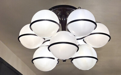 Chandelier Mod. 2042-9 by Gino Sarfatti for Arteluce, Italy, 1960s
