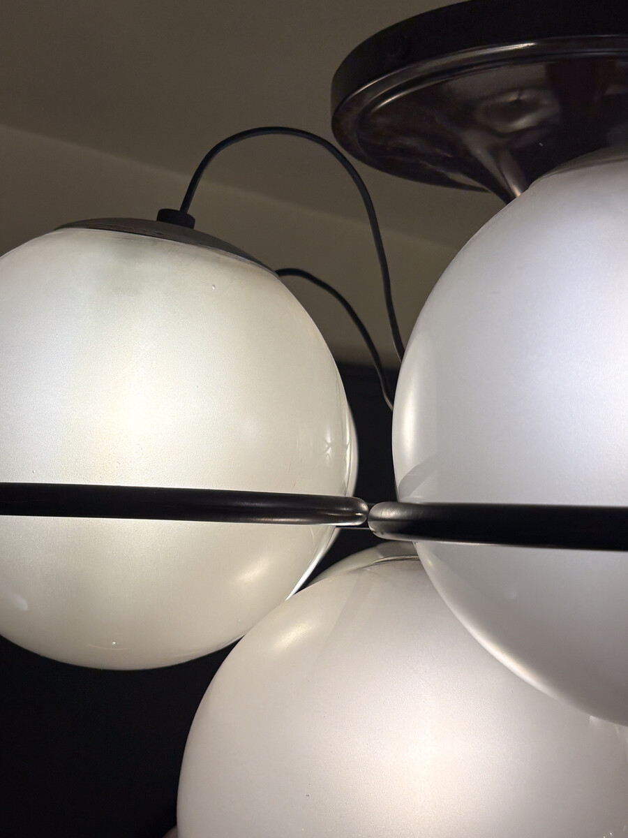 Chandelier Mod. 2042-9 by Gino Sarfatti for Arteluce, Italy, 1960s