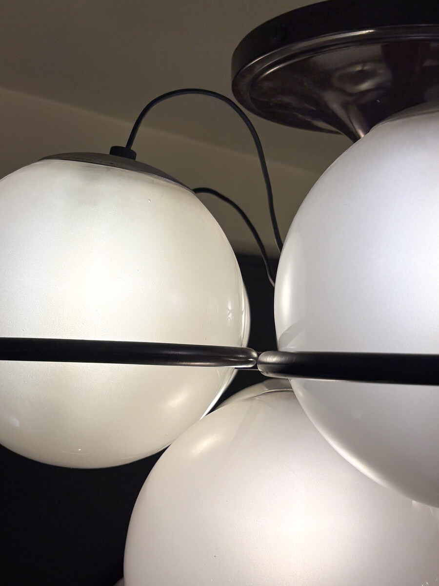 Chandelier Mod. 2042-9 by Gino Sarfatti for Arteluce, Italy, 1960s