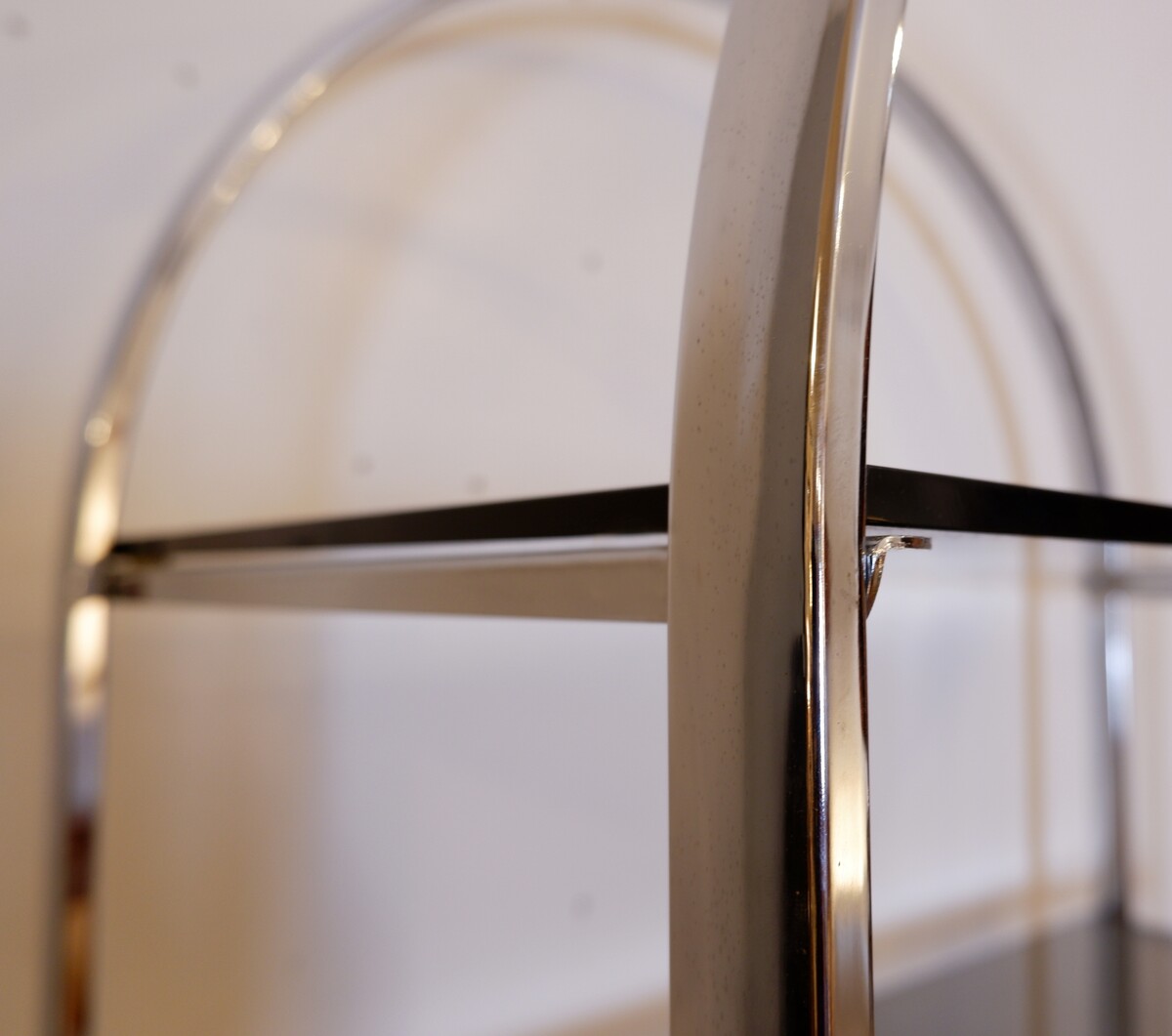 Chrome arc shelf