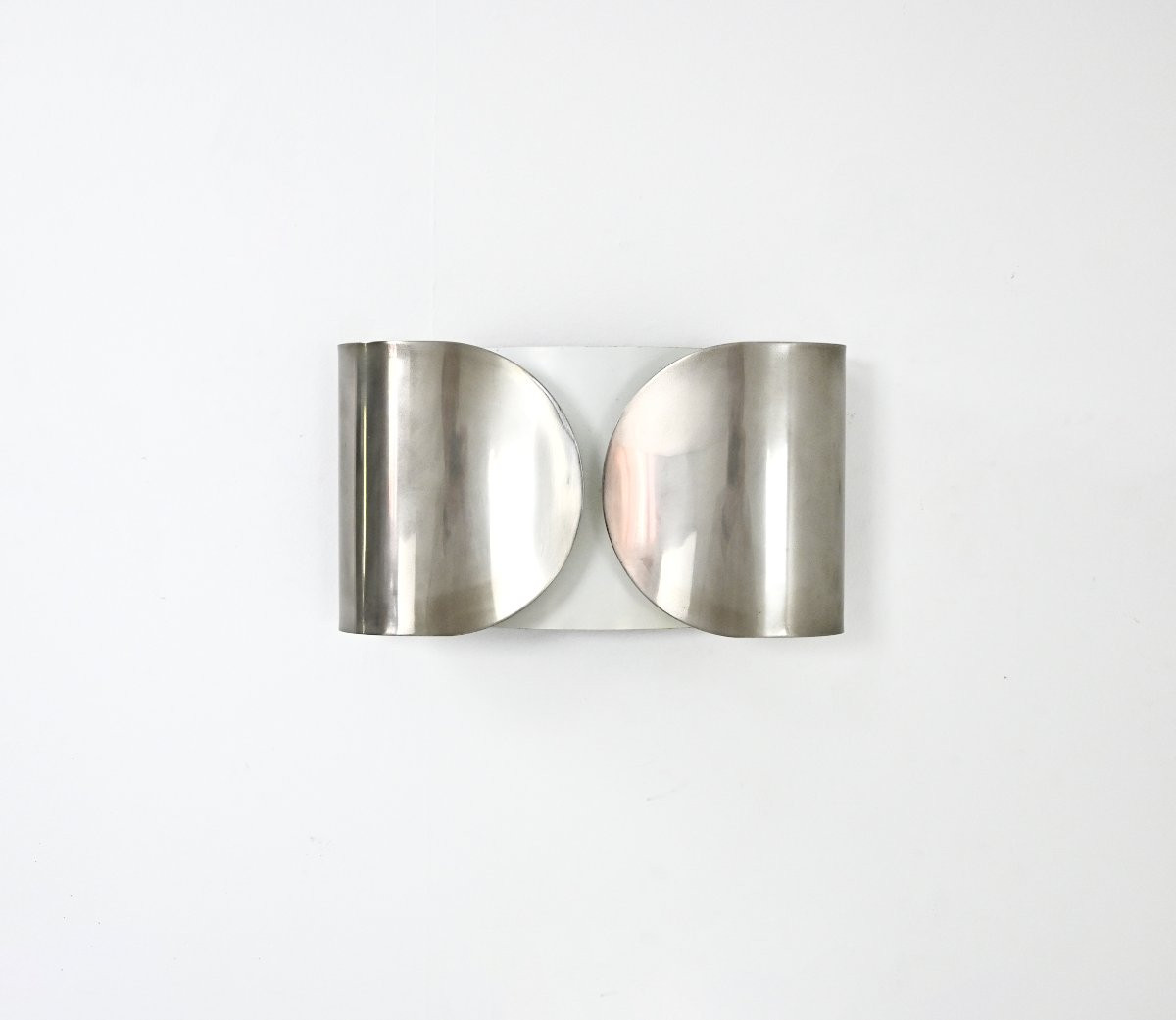 Chrome Foglio Sconce by Tobia & Afra Scarpa for Flos, 1960s