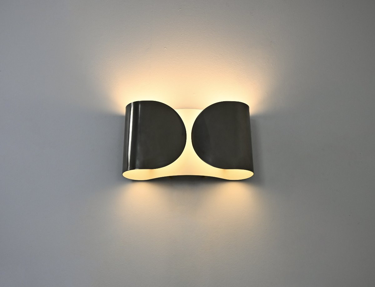 Chrome Foglio Sconce by Tobia & Afra Scarpa for Flos, 1960s
