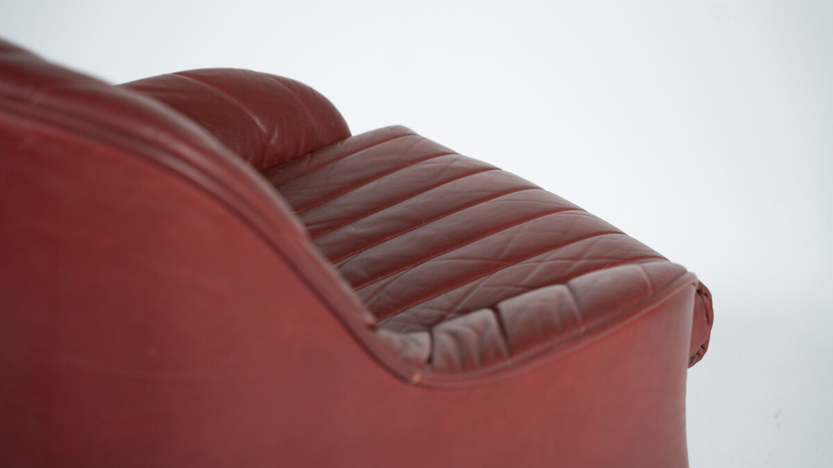 Ciprea Armchair by Afra and Tobia Scarpa for Cassina- Original Leather