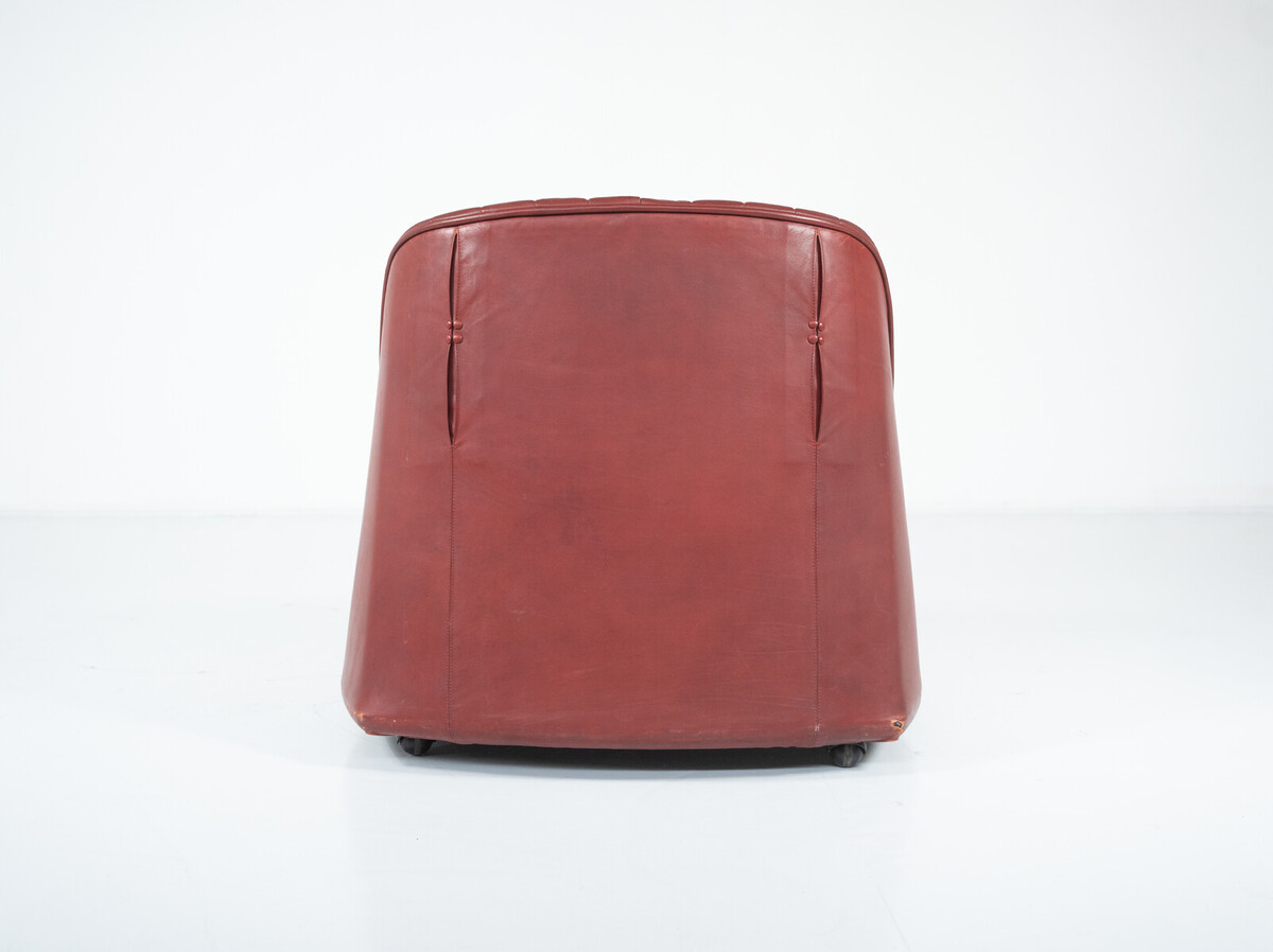 Ciprea Armchair by Afra and Tobia Scarpa for Cassina- Original Leather