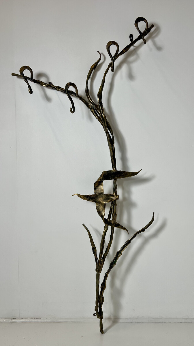 Coast Rack, Bronze, Signed, Italy, 1974