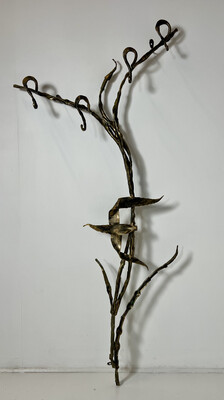 Coast Rack, Bronze, Signed, Italy, 1974