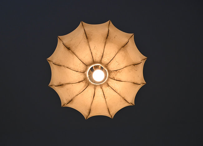 Cocoon Hanging Lamp by Achille & Pier Giacomo Castiglioni for Flos, 1960s