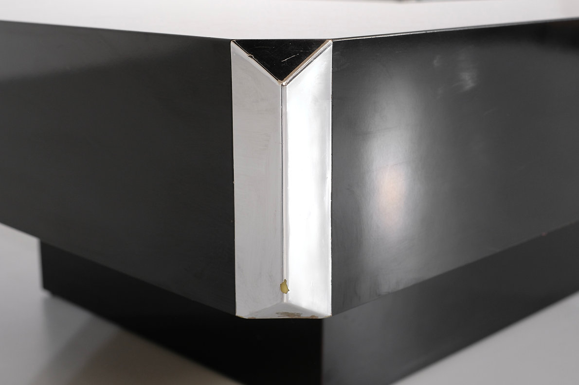 Coffee Table Alveo Attributed to Willy Rizzo for Mario Sabot, 1970s