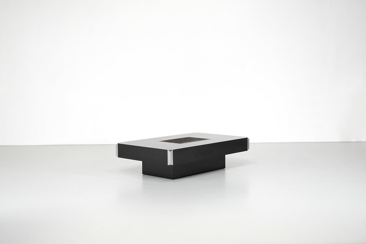Coffee Table Alveo Attributed to Willy Rizzo for Mario Sabot, 1970s