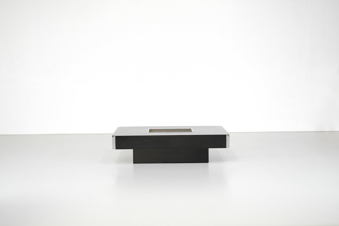 Coffee Table Alveo Attributed to Willy Rizzo for Mario Sabot, 1970s