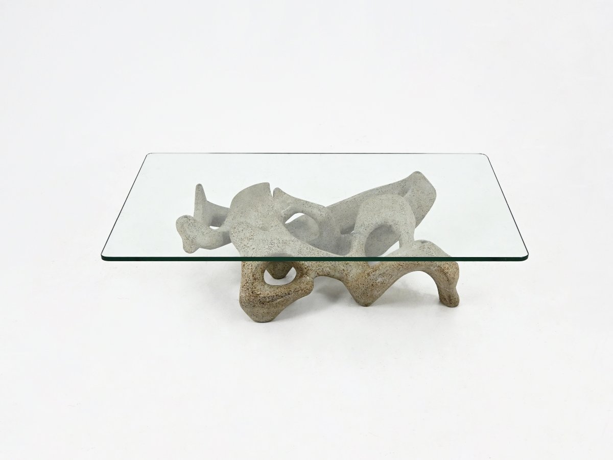 Coffee table by Claudio Trevi, 1970s