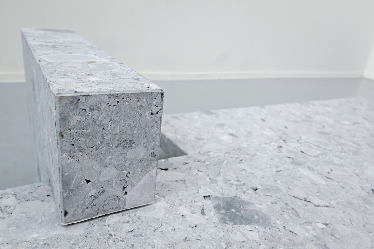 Coffee Table, Ceppo di gre and Glass, designed by Iceberg Studio