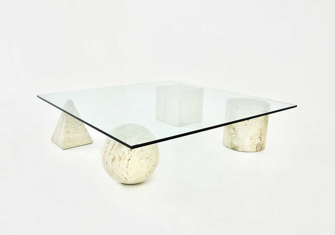 Coffee Table in the Style of 'methaphora' by Massimo & Lella Vignelli for Casigliani, 1970