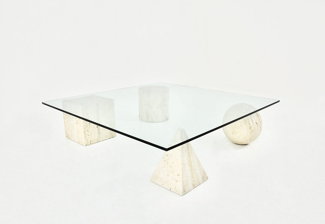 Coffee Table in the Style of 'methaphora' by Massimo & Lella Vignelli for Casigliani, 1970