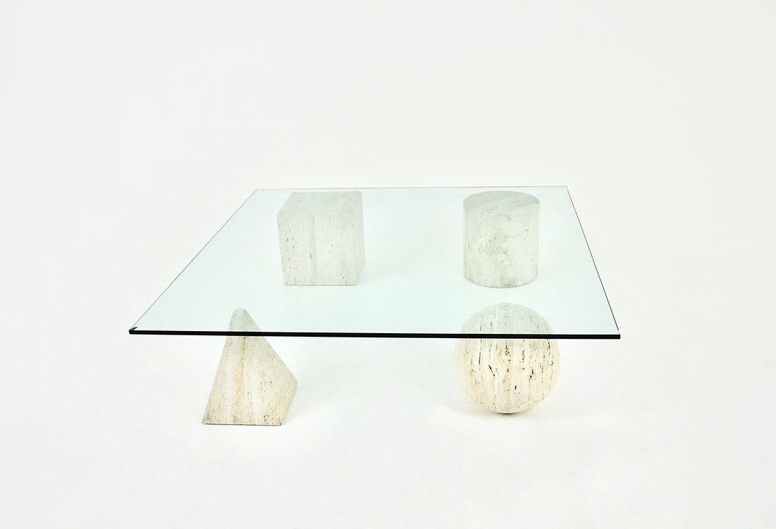 Coffee Table in the Style of 'methaphora' by Massimo & Lella Vignelli for Casigliani, 1970