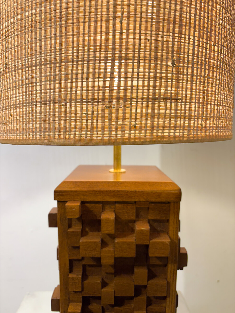 Contemporary Brutalist Table Lamp, Italy