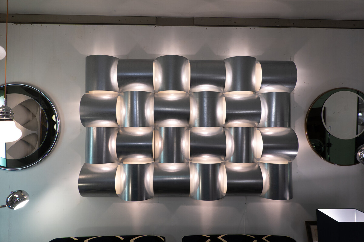 Contemporary Modular Aluminium Wall Light Panel, Belgium