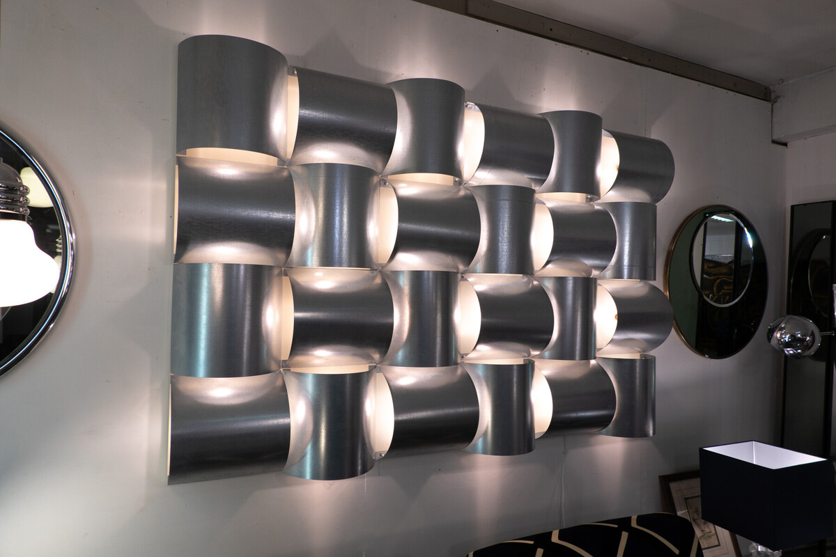 Contemporary Modular Aluminium Wall Light Panel, Belgium