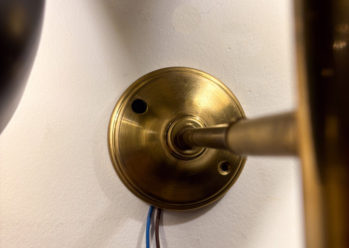  Contemporary Pair of Wall Lights in the style of Stilnovo