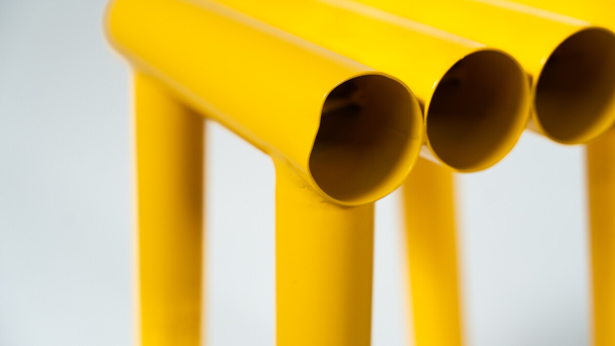 Contemporary Stools, Lacquered Aluminium