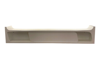 Contemporary White Suspended Console, Wood