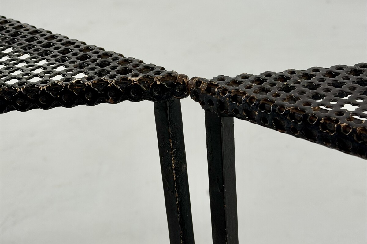 Corner tables by Mathieu Matégot - 1950s