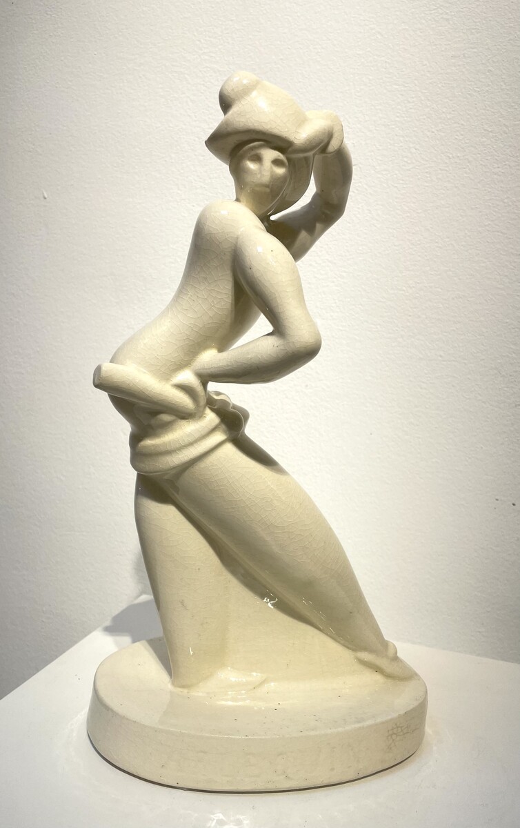 'Dancer' by Primavera. Art Deco Statue, France - 1930.