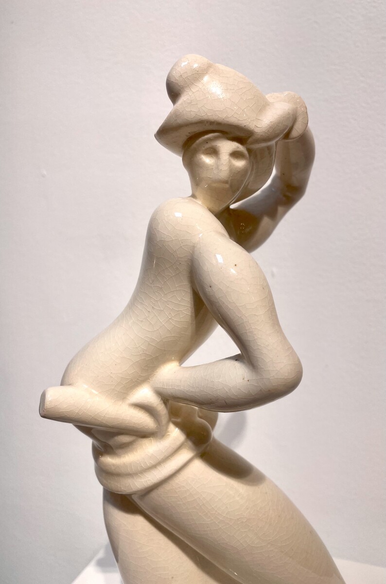 'Dancer' by Primavera. Art Deco Statue, France - 1930.