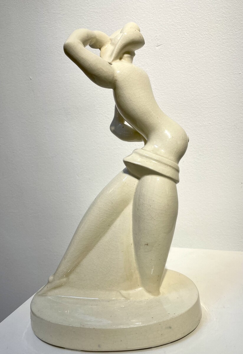 'Dancer' by Primavera. Art Deco Statue, France - 1930.