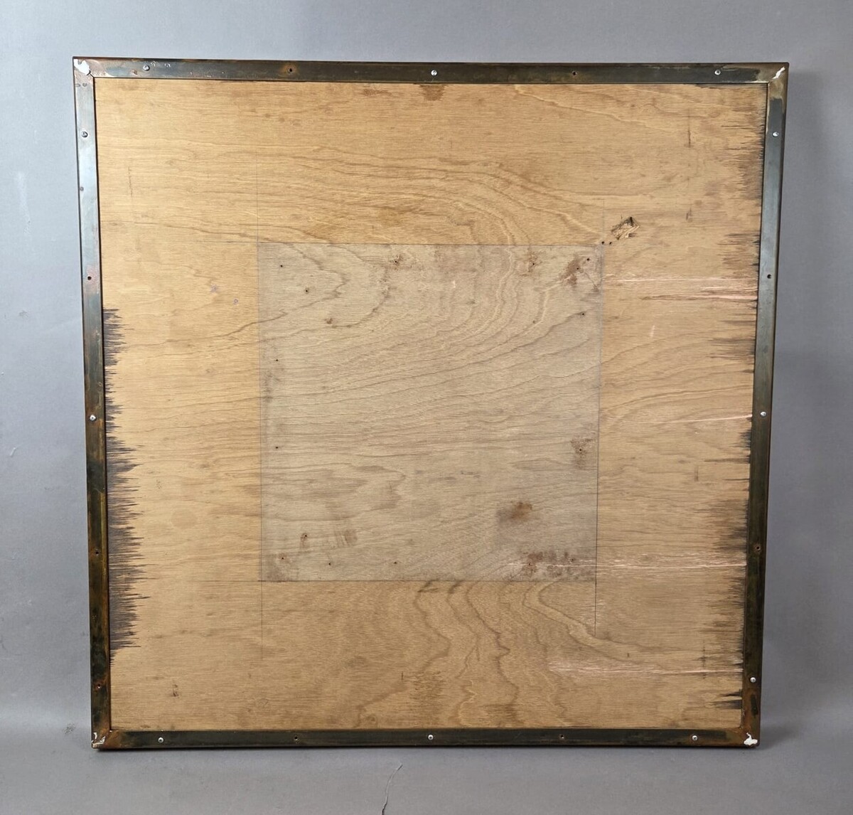 Decorative Wooden Panel adorned with Antique Printing Letters, 1 Available