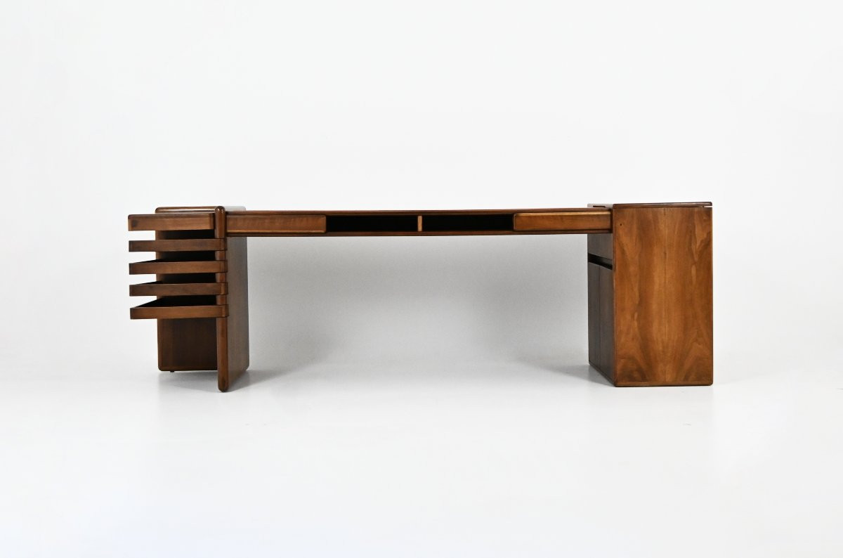 Desk by Fabio Lenci for Bernini, 1970s