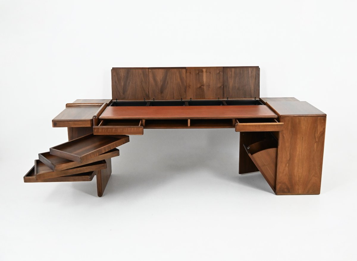 Desk by Fabio Lenci for Bernini, 1970s