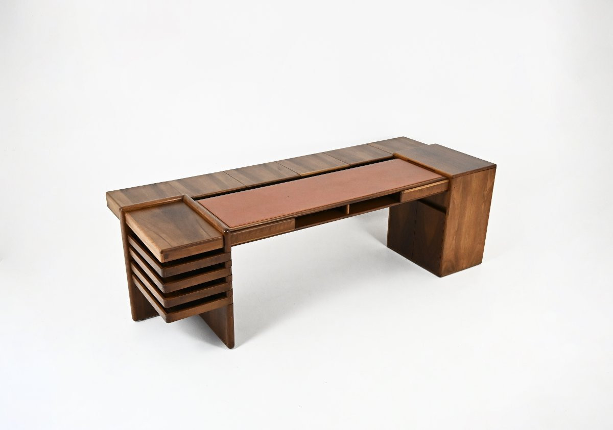 Desk by Fabio Lenci for Bernini, 1970s