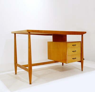 Desk with Chest of Drawers, Italy - 1950s