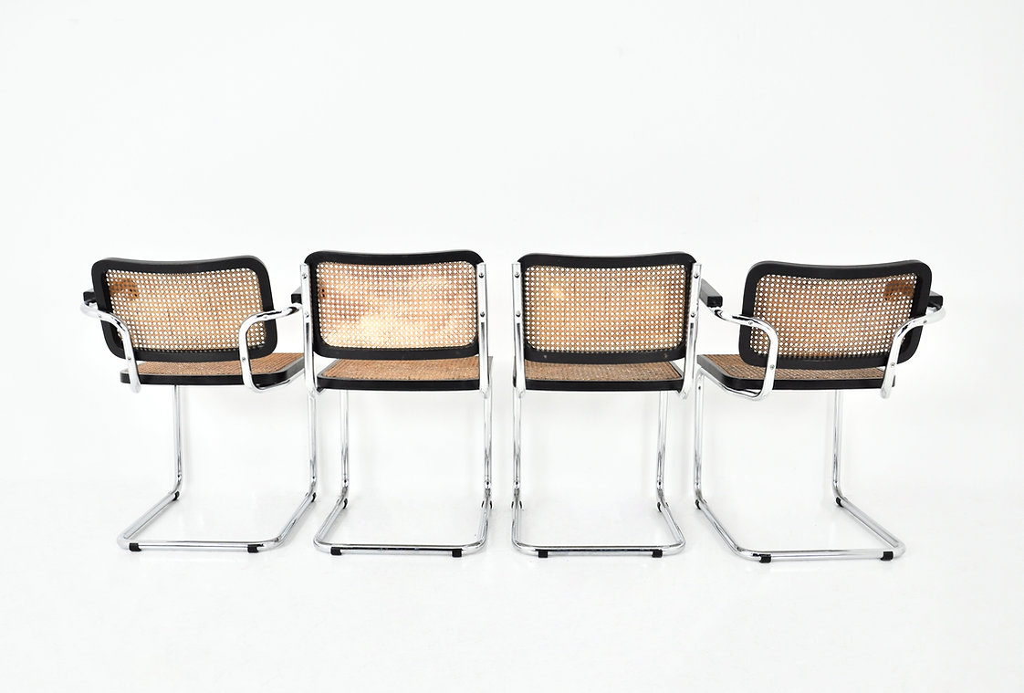 Dining Chairs Style B32 By Marcel Breuer, set of 4